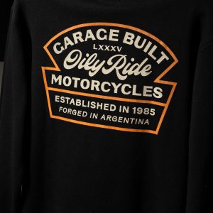 Buzo friza GARAGE BUILT negro