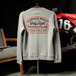 Buzo frisa GARAGE BUILT gris