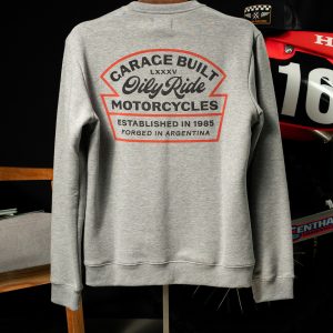 Buzo frisa GARAGE BUILT gris