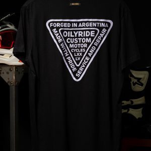 Remera SERVICE negra