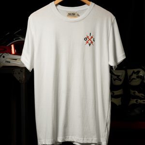 Remera OILY CYCLES blanco