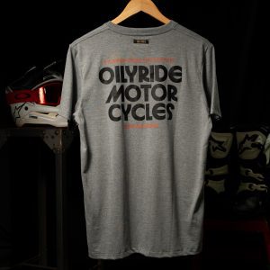 Remera OILY CYCLES gris