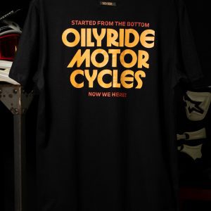 Remera OILY CYCLES negro