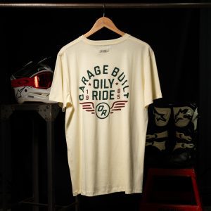 Remera BUILT GARAGE Beige