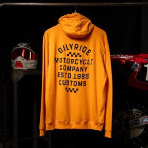 Hoodie MOTORCYCLES naranja